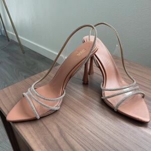 Zara Women's Nude Strappy Heels